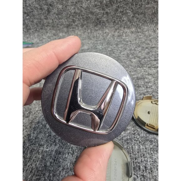 (4)Honda OEM Dark Gray Plastic 2 3/4" 2.75" Center Cap Hub Dust Cover PS+PPE #66 - Picture 6 of 8